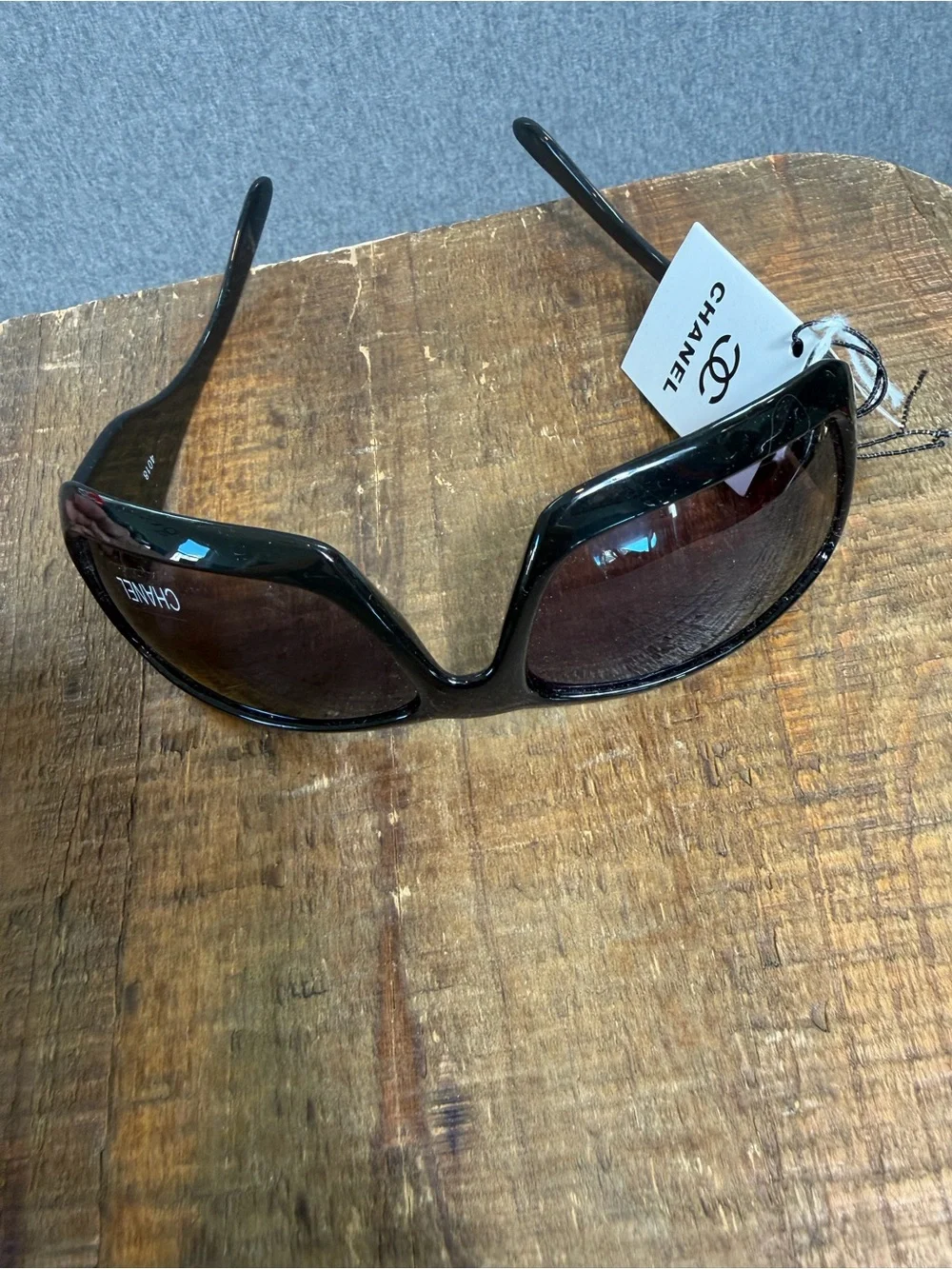 NWT Chanel Black Gradient Lens Women's Sunglasses